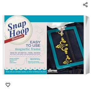 Magnetic embroidery hoop